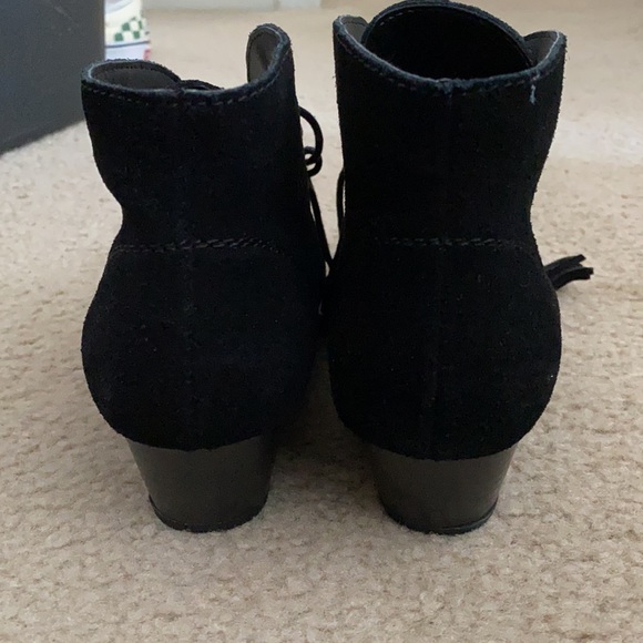 black booties, wedge heel - Picture 3 of 3